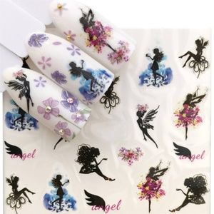 💐4/$16💐 Dark Fairy Nail Decals 🏆HOST PICK🏆